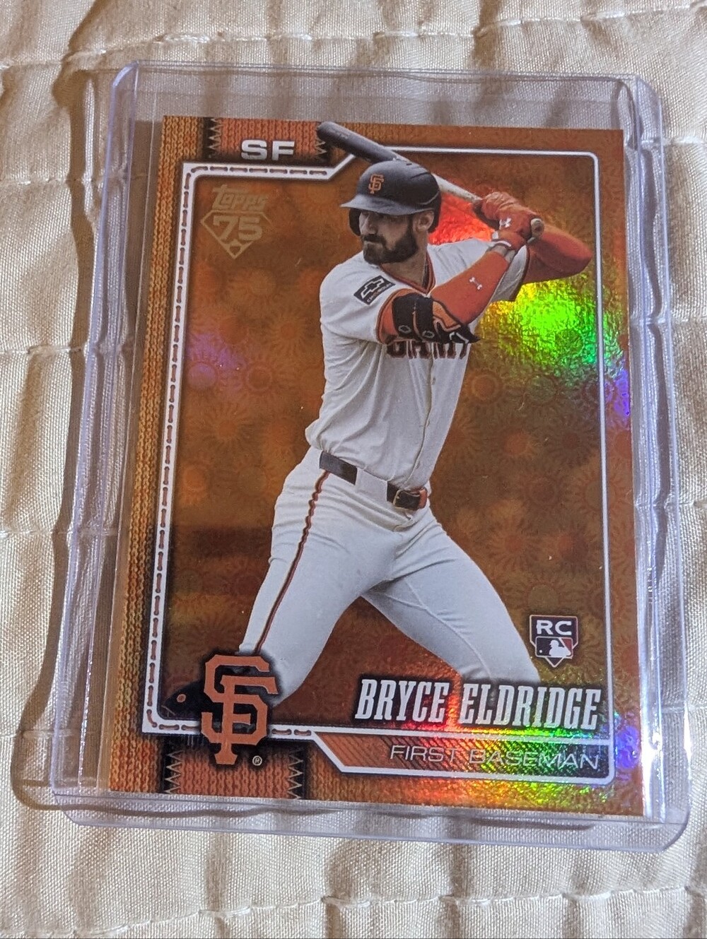 Bryce Eldridge -Topps 2026 Series 2 Orange “SUN” Holo foil Parallel Rc